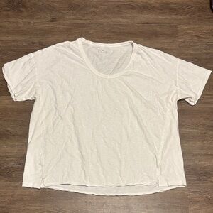 white aerie oversized t shirt